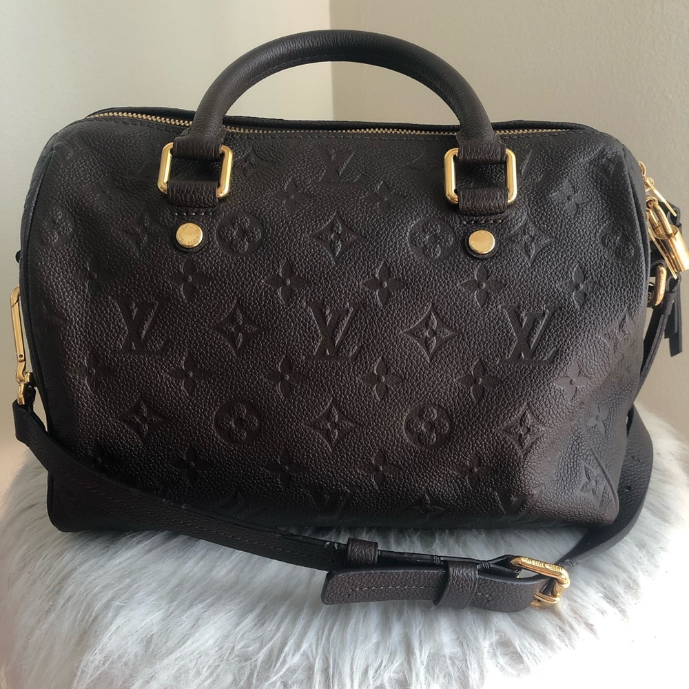 Speedy Bandouliere bag - Monogram Empreinte - brown/Terre size:25